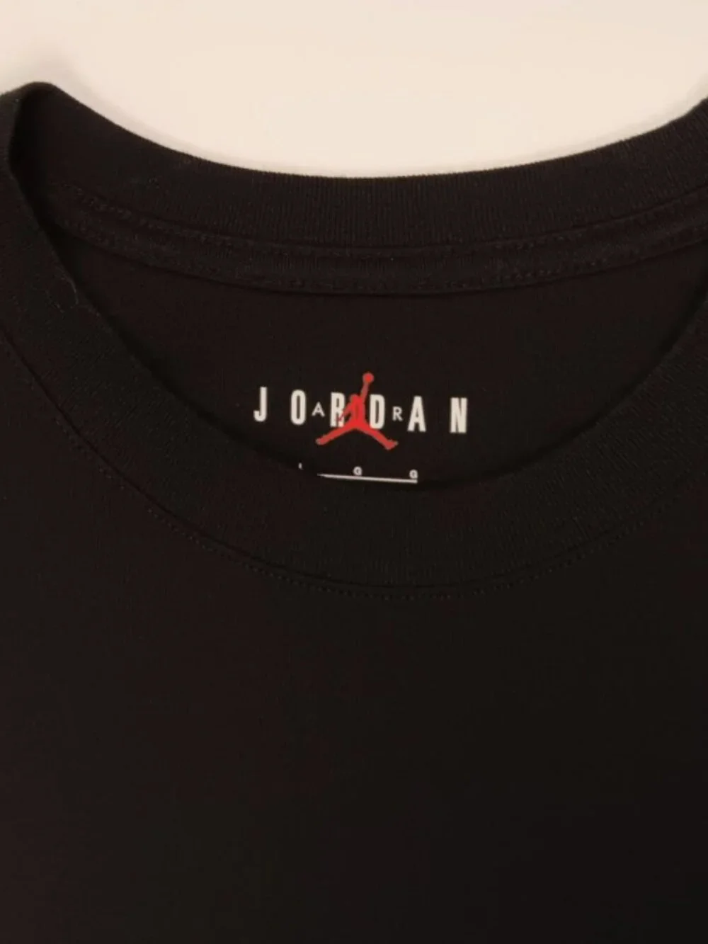 Nike Jordan Brooklyn Men's Black T-Shirt Size L Oversized Jumpman IF0778-010